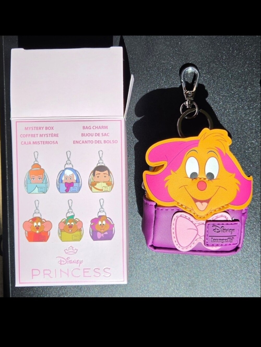 Disney's Cinderella Mystery Mini Backpack Keychain Bag Charm - Perla